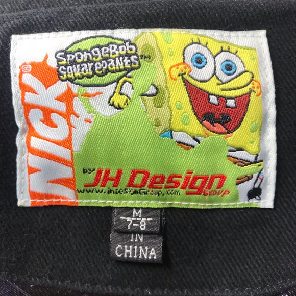 SPONGE BOB SQUARE PANTS DENIM JACKET VINTAGE 2011 RARE COLLECTOR - Picture 6 of 16